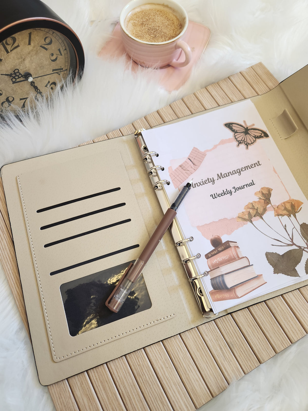 Anxiety Management Weekly Journal (A5) – Printable Life Skills Habit Tracker
