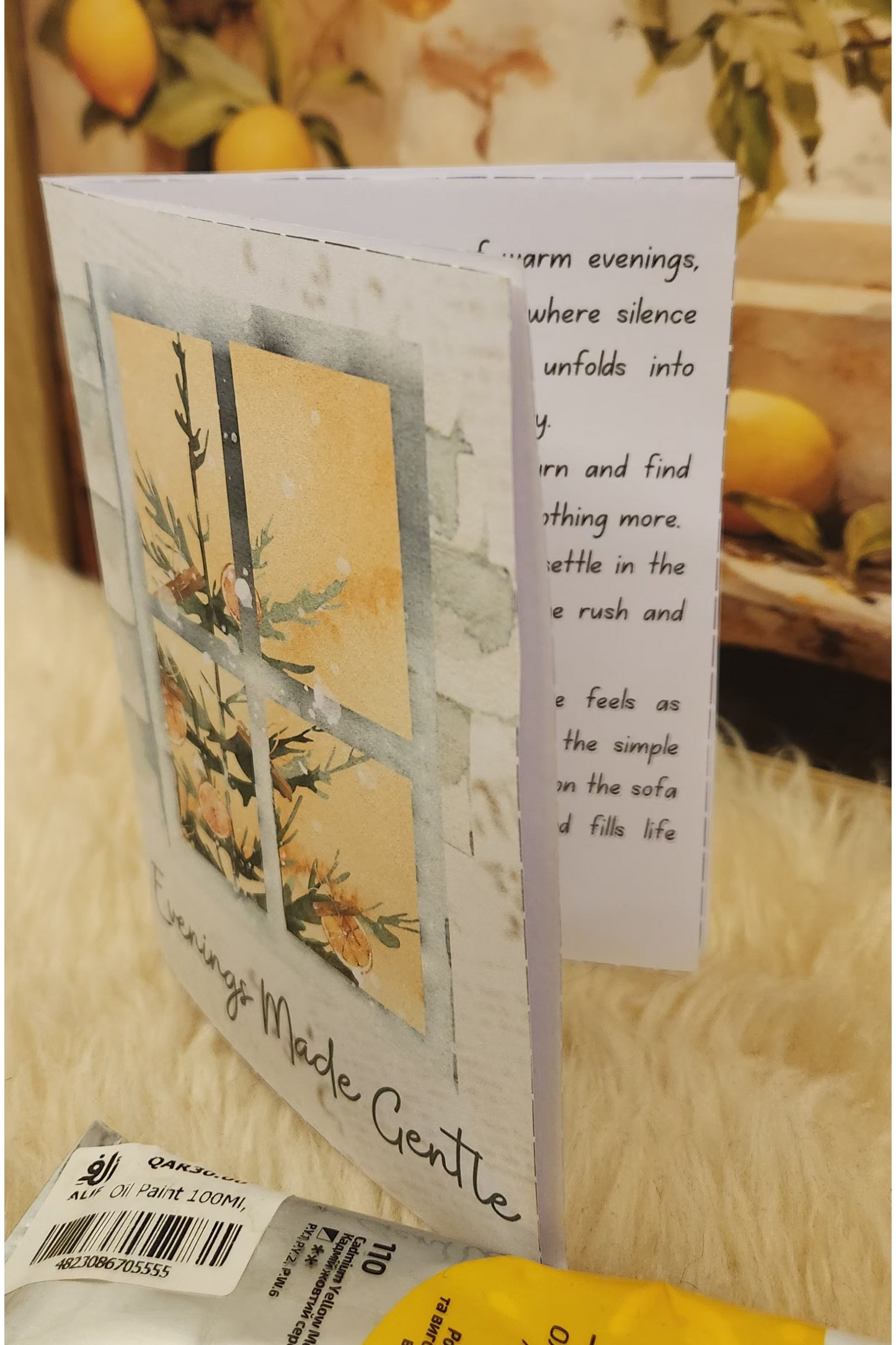 Evenings Made Gentle – Printable Romantic Card