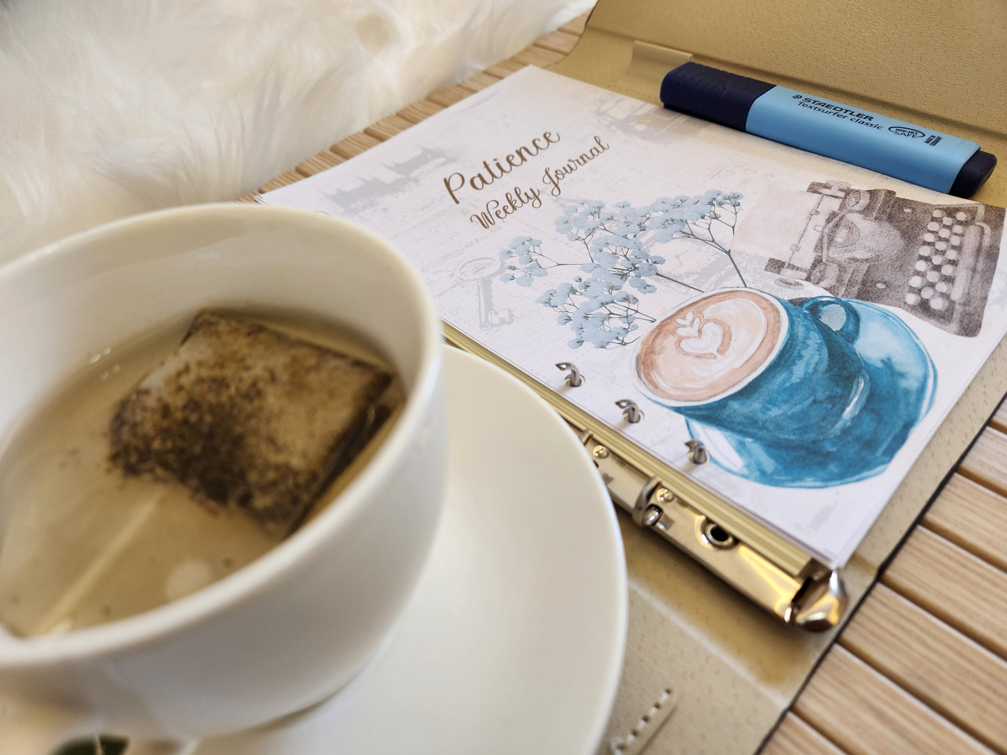 Patience Weekly Journal (A5) – Printable Life Skills Habit Tracker