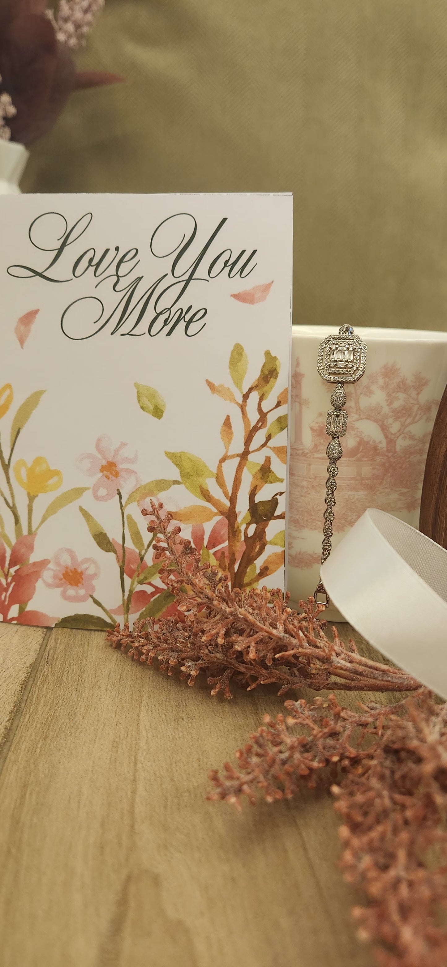 Love You More – Printable Romantic Card