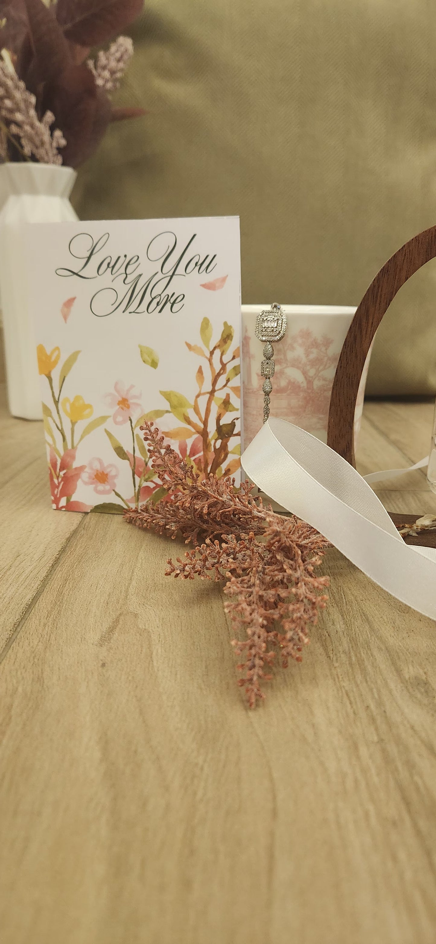 Love You More – Printable Romantic Card