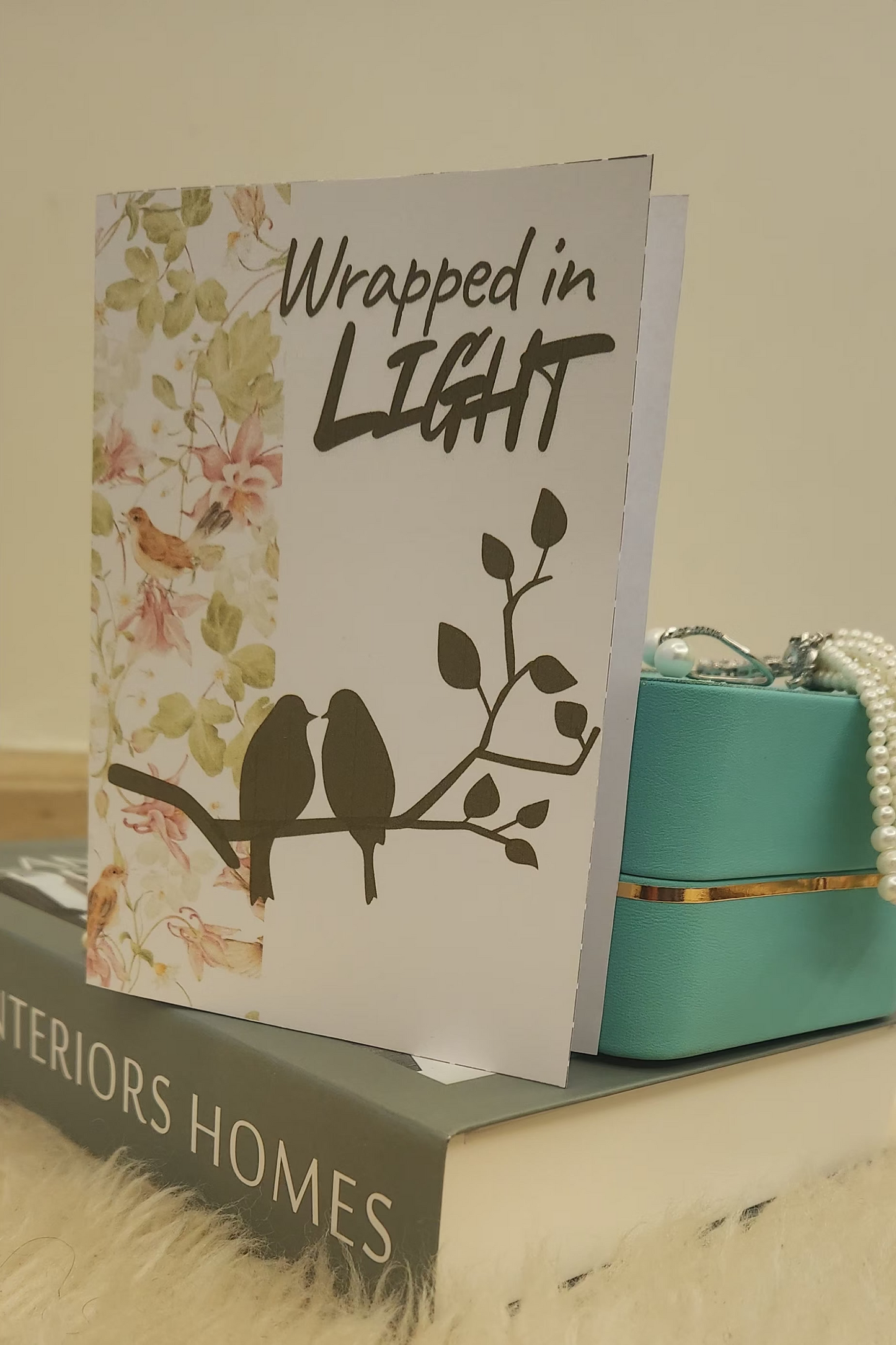 Wrapped in Light – Printable Romantic Card