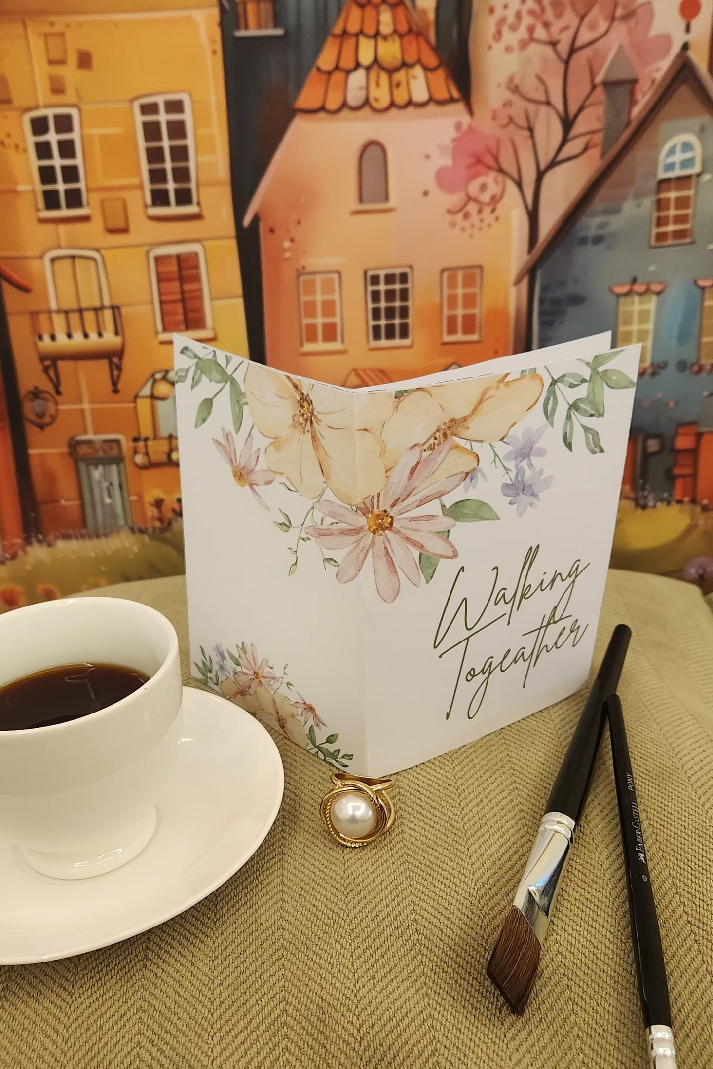 Walking Together – Printable Romantic Card