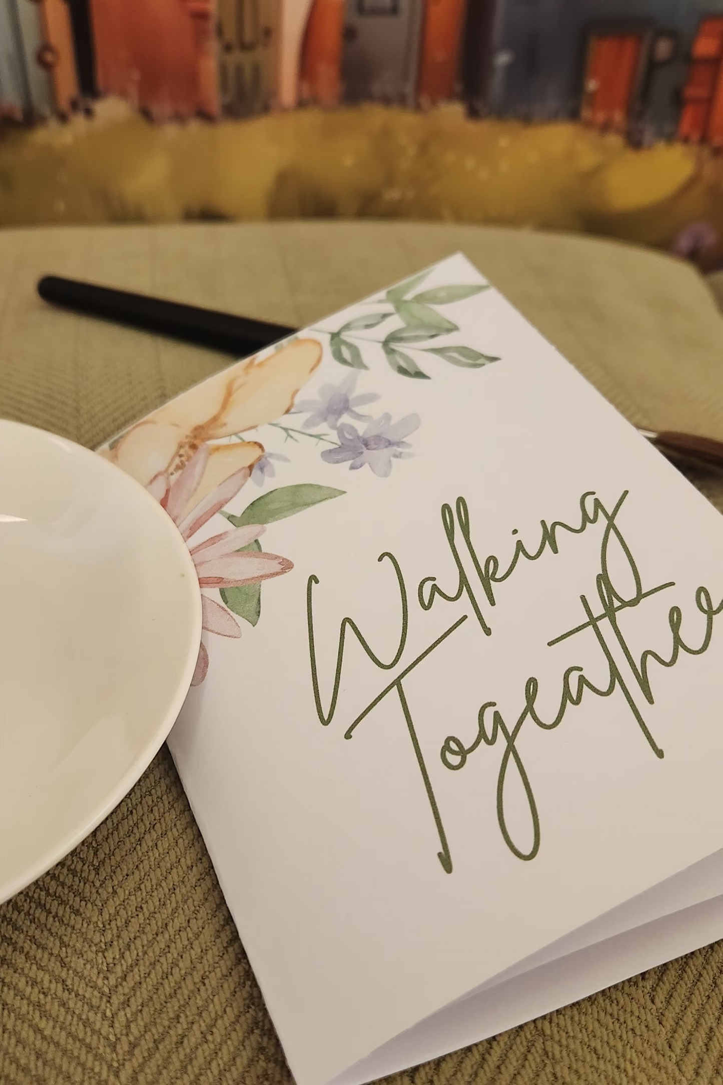 Walking Together – Printable Romantic Card