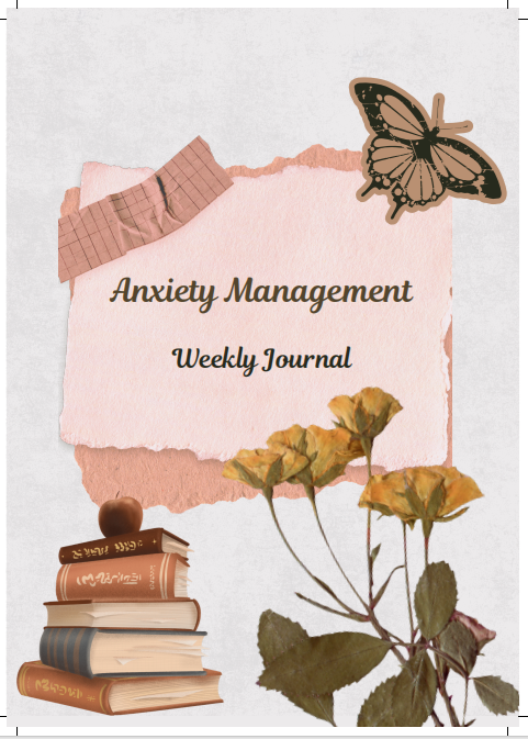 Anxiety Management Weekly Journal (A5) – Printable Life Skills Habit Tracker