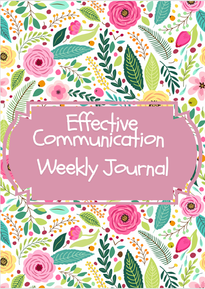 Effective Communication Weekly Journal – Printable Digital Journal