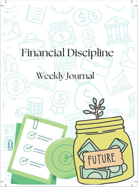 Financial Discipline Weekly Journal (A5) – Printable Life Skills Habit Tracker