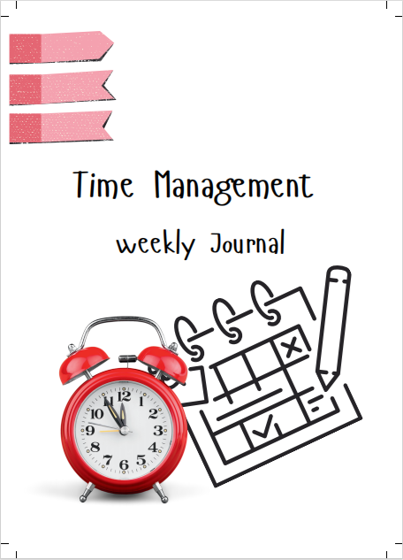 Time Management Weekly Journal (A5) – Printable Life Skills Habit Tracker