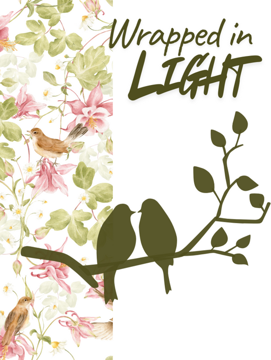 Wrapped in Light – Printable Romantic Card