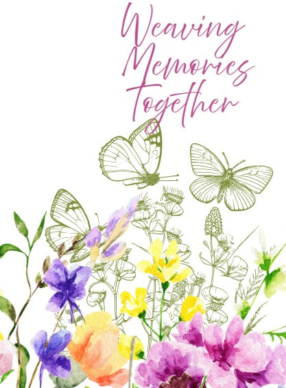 Weaving Memories Together – Printable Romantic Card
